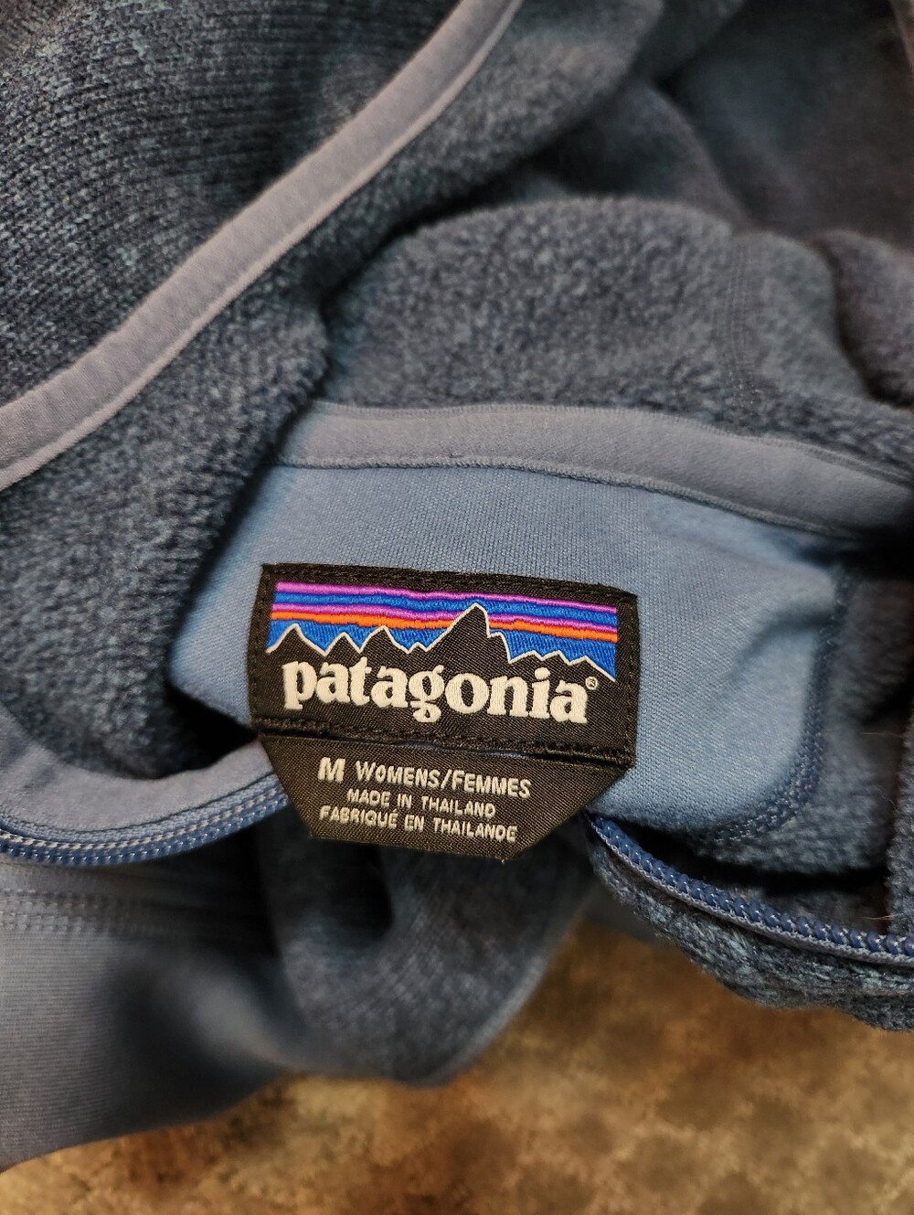 Patagonia Women's Blue Performance Better Sweater Hoody Full Zip Jacket - Medium - Picture 4 of 6